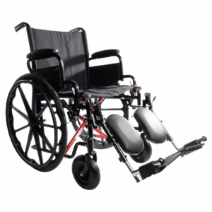 Silla de ruedas black con elevapiernas