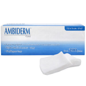 Gasa No Estéril Ambiderm 7.5 × 5 cm – Caja con 200 Piezas