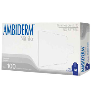 Guantes de Nitrilo Ambiderm – Caja con 100 Piezas